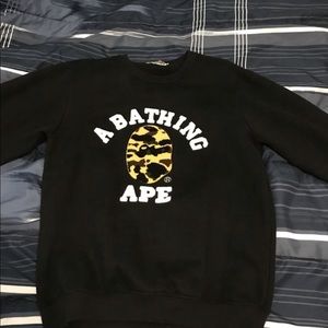 A Bathing Ape crew neck sweater